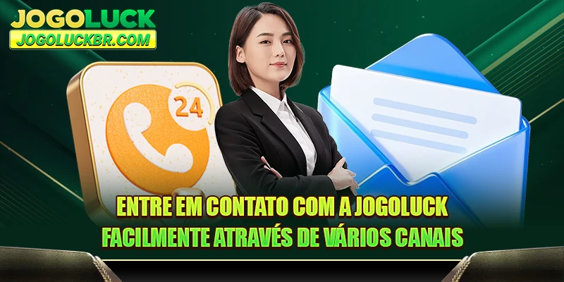 Entre em contato com a JOGOLUCK facilmente através de vários canais
