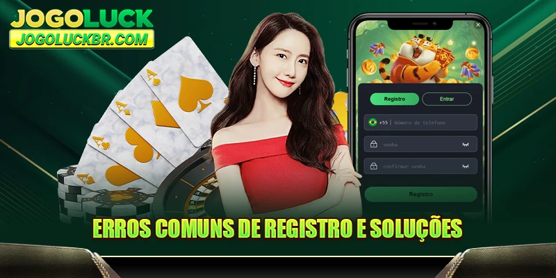 Erros comuns de registro e soluções