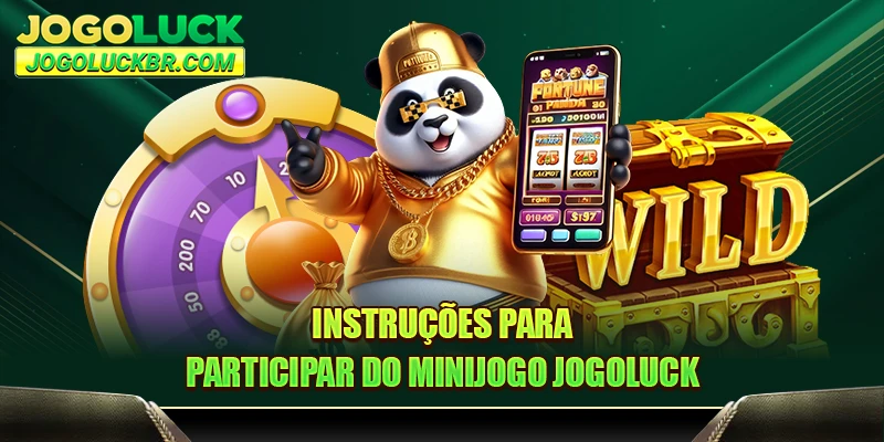 Instruções para participar do minijogo JOGOLUCK
